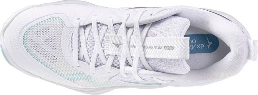 Mizuno Wave Momentum Elite Indoor Sportschoenen Voor Dames Wit 1 2 Man