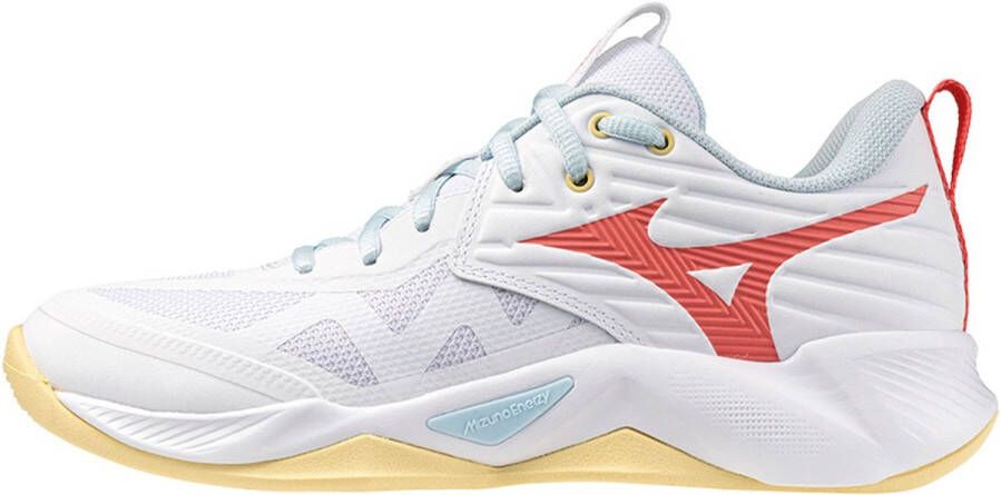 Mizuno wave momentum pro w Indoor schoenen dames Wit