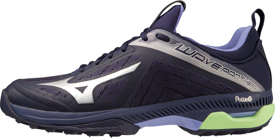 Mizuno Wave Panthera(U) White gridge patinagreen Hockey Hockeyschoenen Veld