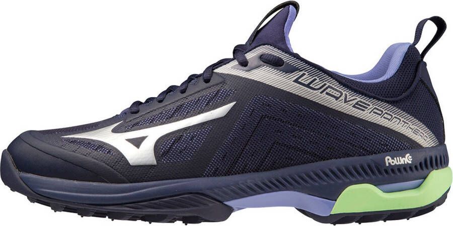 Mizuno Wave Panthera Evening Blue techno Green Lolite Hockeyschoen