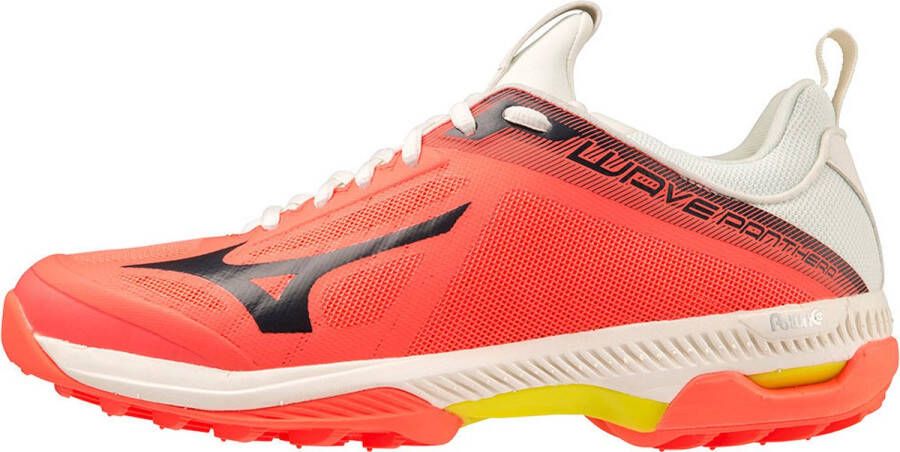 Mizuno Wave Panthera(U) Neon flame black bolt 2 Hockey Hockeyschoenen Veld