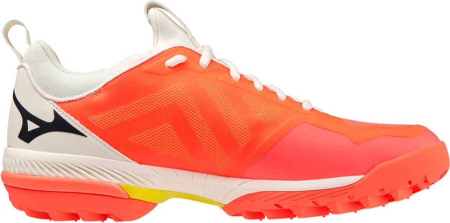 Mizuno Wave Panthera(U) Neon flame black bolt 2 Hockey Hockeyschoenen Veld