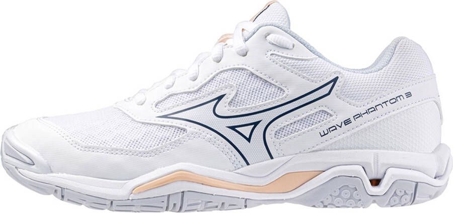Mizuno WAVE PHANTOM 3 WOS handbalschoenen dames indoor X1GB2260 wit