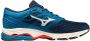 Mizuno Wave Prodigy 3 Hardloopschoenen Dark Denim Snow White Grenadine Heren - Thumbnail 1