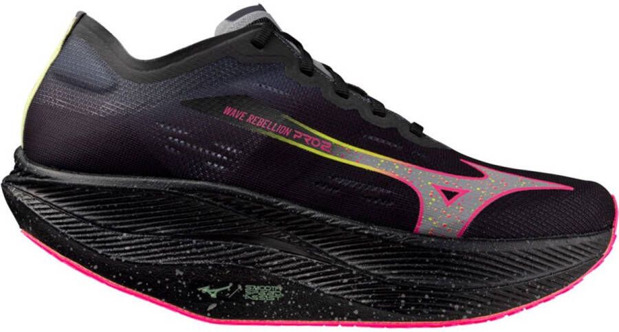 Mizuno Wave Rebellion Pro 2 Unisex Hardloopschoenen Zwart 1 2 Man