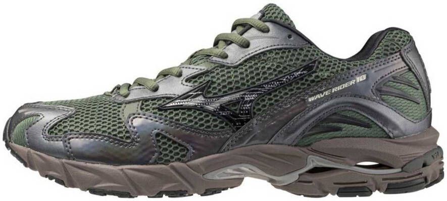 Mizuno Wave Rider 10 S Schoenen Groen Man