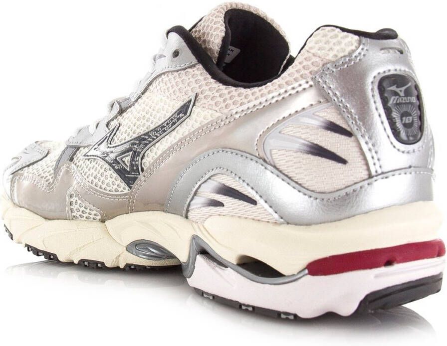 MIZUNO Lage Sneakers Wave Rider 10 Premium Maat: 40 Materiaal: Mesh Kleur: Zilver