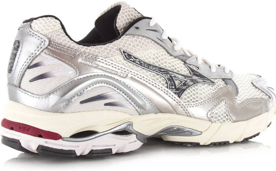 MIZUNO Lage Sneakers Wave Rider 10 Premium Maat: 38 Materiaal: Mesh Kleur: Zilver