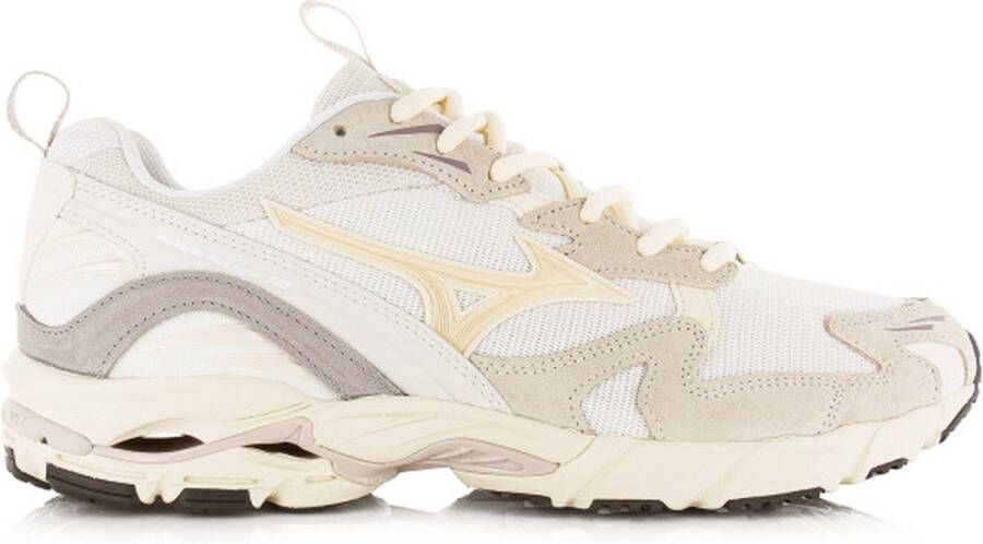 Mizuno Wave Rider 10 Wit Suede Lage sneakers Unisex