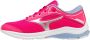 Mizuno Kid's Wave Rider 25 JR Runningschoenen roze - Thumbnail 1