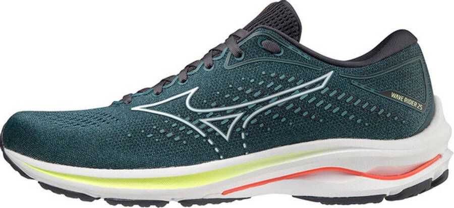 Mizuno Wave Rider 25 Heren Sportschoenen Hardlopen Weg groen wit