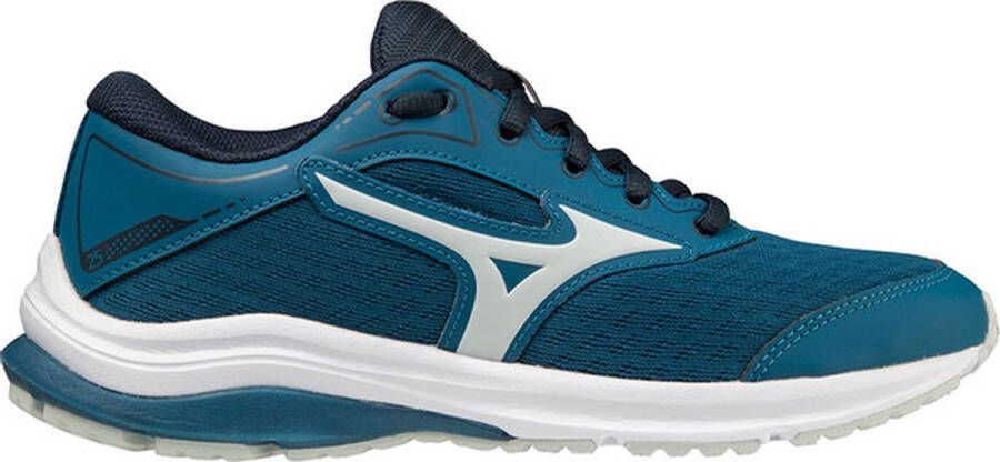 Mizuno Wave Rider 25 kinderen Sportschoenen Hardlopen Weg donkerblauw