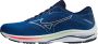 Mizuno Wave Rider 25 Men Sportschoenen blauw roze wit - Thumbnail 4