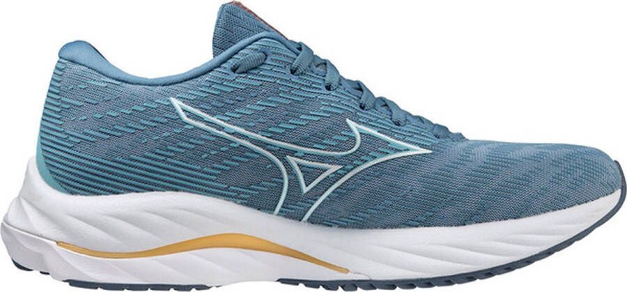 Mizuno Wave Rider 26 Dames Sportschoenen Hardlopen Weg lichtblauw wit