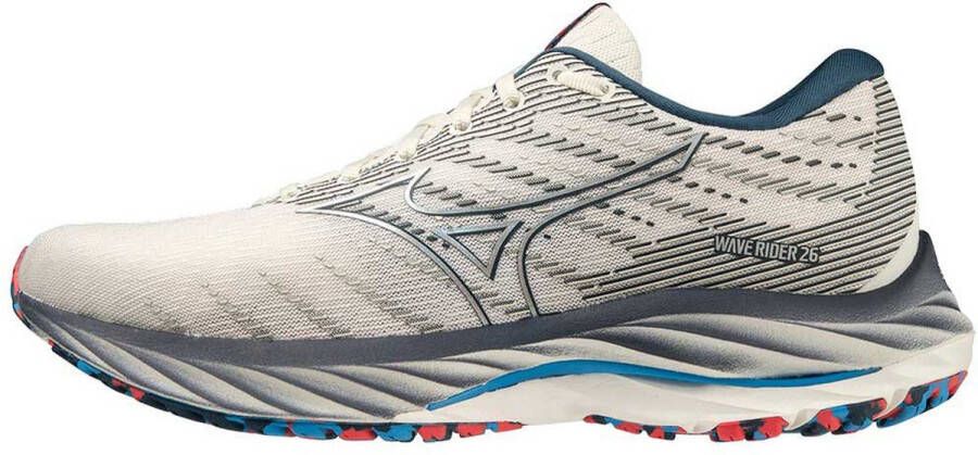 Mizuno Wave Rider 26 Dames Sportschoenen Hardlopen Weg wit rood - Foto 2
