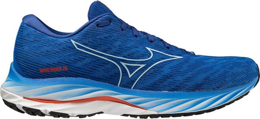 Mizuno Wave Rider 26 Heren Sportschoenen Hardlopen Weg donkerblauw