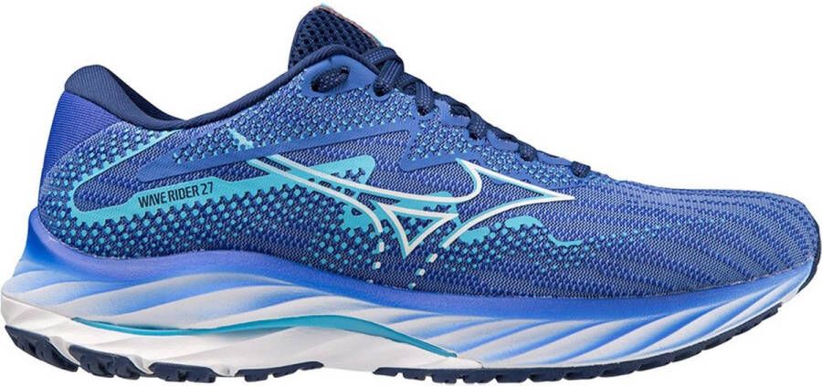 Mizuno Wave Rider 27 Hardloopschoenen Blauw 1 2 Vrouw