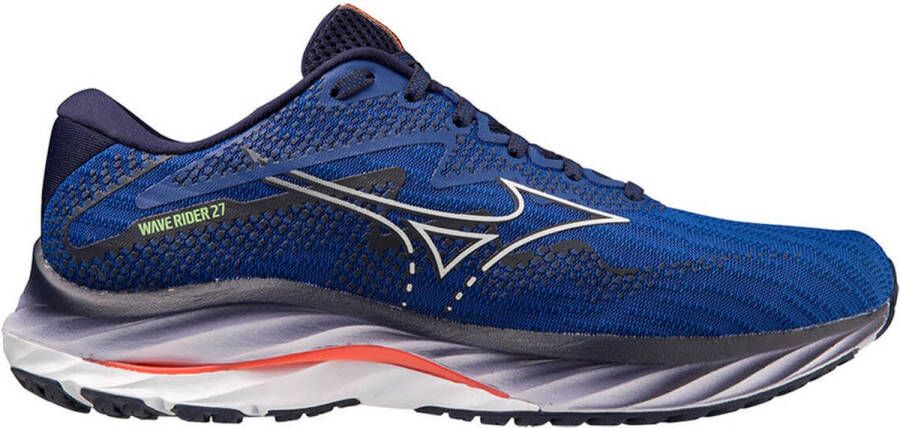 Mizuno Wave Rider 27 Hardloopschoenen Blauw 1 2 Man