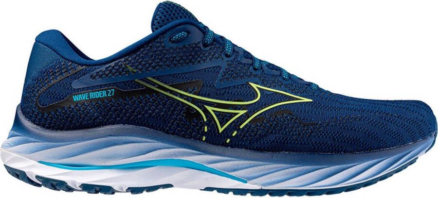 Mizuno Wave Rider 27 Hardloopschoenen Blauw 1 2 Man