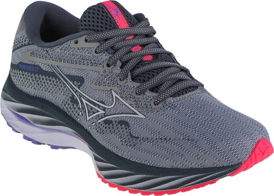 Mizuno Wave Rider 27 Hardloopschoenen Grijs Vrouw