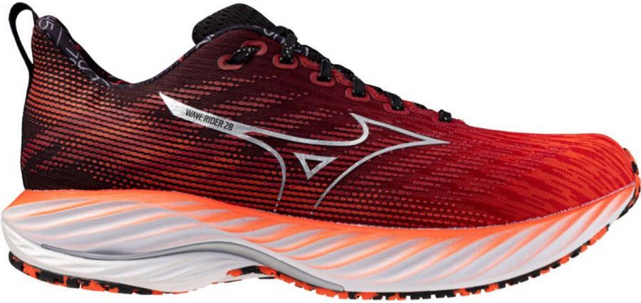 Mizuno Wave Rider 28 Amsterdam Hardloopschoenen Rood Man
