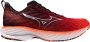Mizuno Wave Rider 28 Amsterdam Hardloopschoenen Rood Man - Thumbnail 1