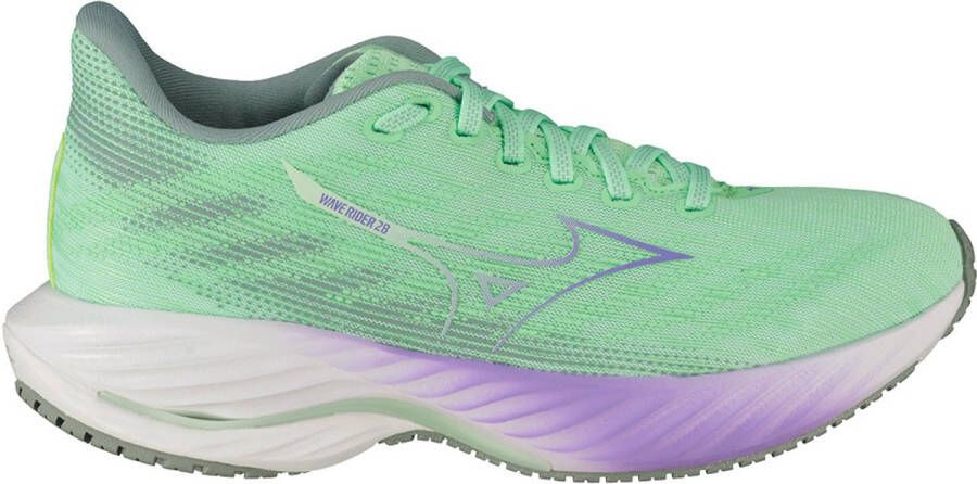 Mizuno Wave Rider 28 Hardloopschoenen Groen Vrouw