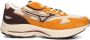 MIZUNO Lage Sneakers Heren Wave Rider B Maat: 44 Materiaal: Suède Kleur: Oranje - Thumbnail 1