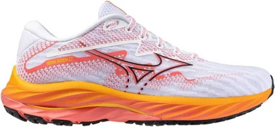 Mizuno Wave Rider 27 Hardloopschoenen Wit Vrouw