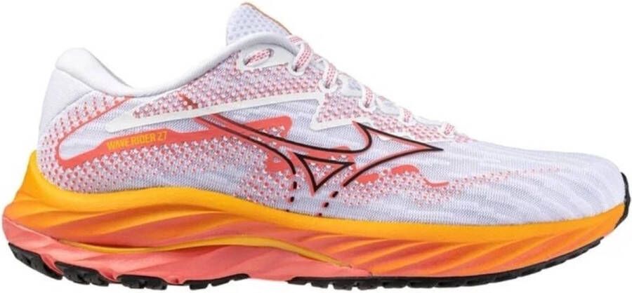 Mizuno Wave Rider 27 Hardloopschoenen Wit Vrouw