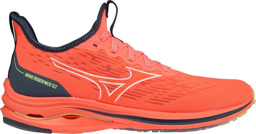 Mizuno Wave Rider Neo 2 Dames Sportschoenen Hardlopen Weg roze