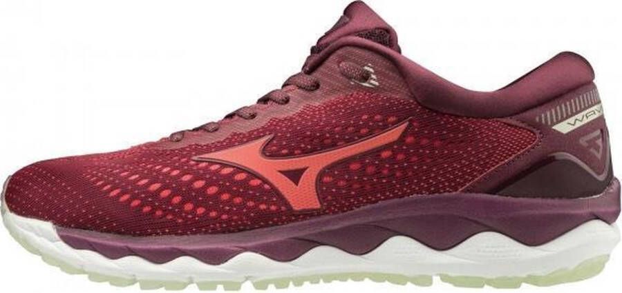 Mizuno Wave Sky 3 Dames Bordeaux