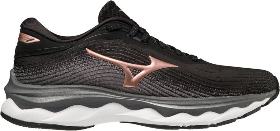 Mizuno Wave Sky 5 Dames Sportschoenen Hardlopen Weg zwart roze