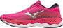 Mizuno Wave Sky 5 Dames Sportschoenen Hardlopen Weg zwart zilver - Thumbnail 1