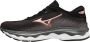 Mizuno Wave Sky 5 Dames Sportschoenen Hardlopen Weg zwart roze - Thumbnail 1