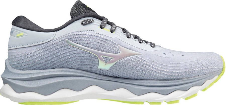 Mizuno Wave Sky 5 Dames Sportschoenen Hardlopen Weg paars groen