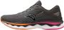 Mizuno Wave Sky 6 J1GD220271 Vrouwen Grijs Hardloopschoenen - Thumbnail 1
