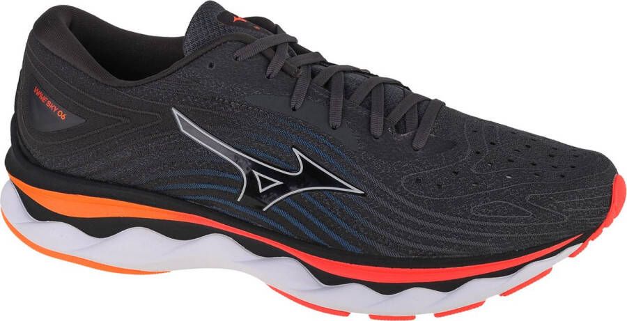 Mizuno Wave Sky 6 J1GC220251 Mannen Grijs Hardloopschoenen