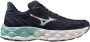 Mizuno Wave Sky 8 Hardloopschoenen Blauw 1 2 Vrouw - Thumbnail 1