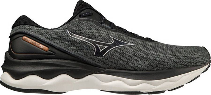 Mizuno Wave Skyrise 3 Heren Sportschoenen Hardlopen Weg zwart zilver