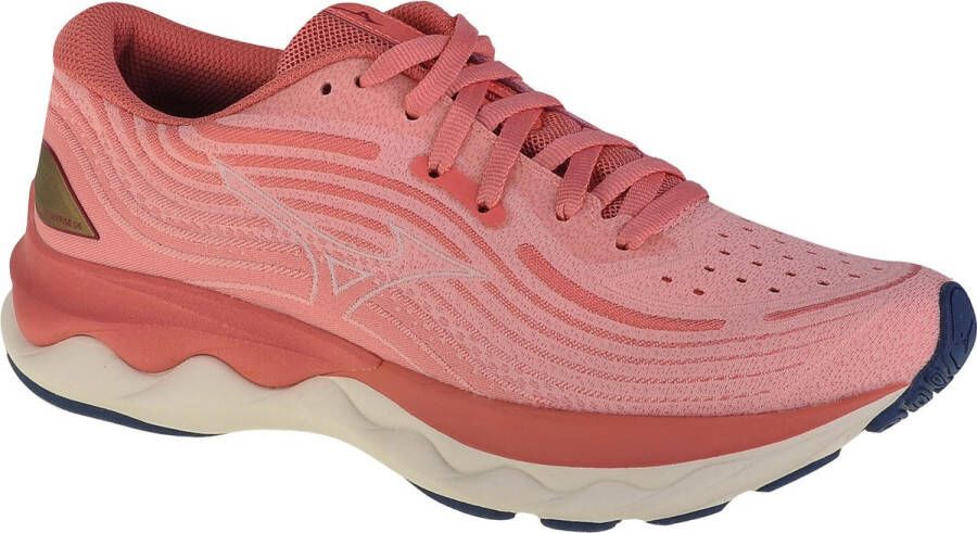 Mizuno Wave Skyrise 4 J1GD230923 Vrouwen Roze Hardloopschoenen