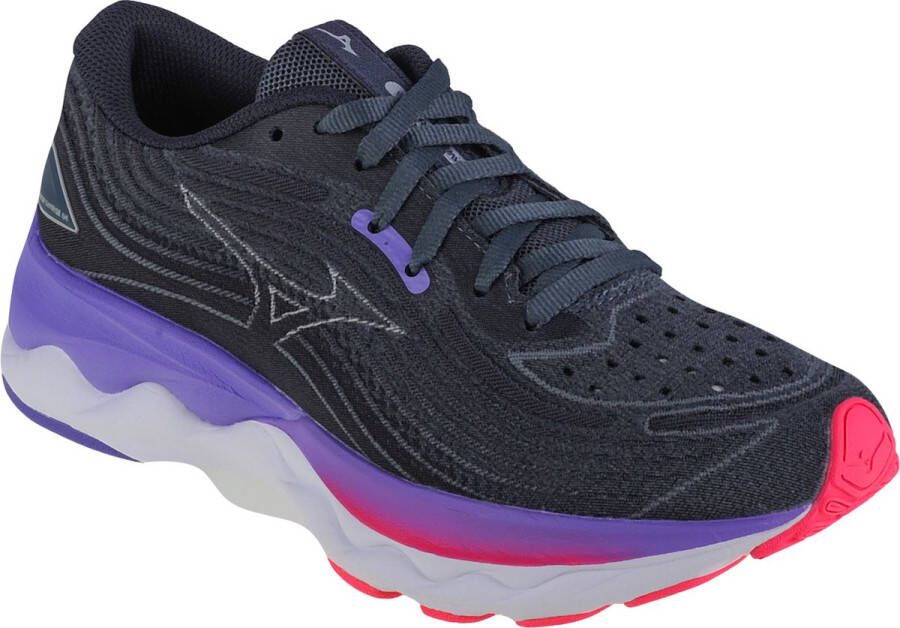 Mizuno Wave Skyrise 4 J1GD230971 Vrouwen Grijs Hardloopschoenen