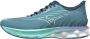 Mizuno Wave Skyrise 6 Hardloopschoenen Blauw 1 2 Vrouw - Thumbnail 1
