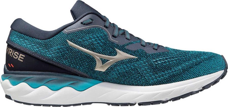 Mizuno Wave Skyrise Sportschoenen Mannen Blauw Grijs Wit