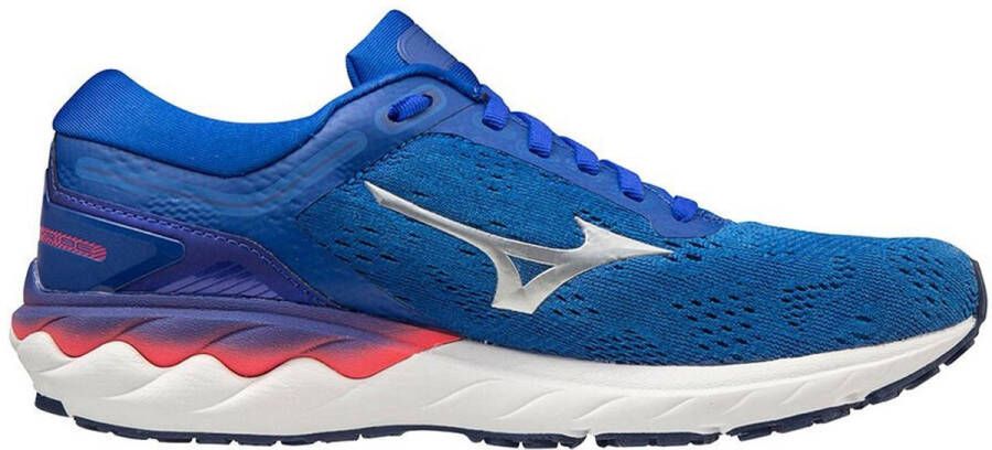 Mizuno Wave Skyrise Sportschoenen Vrouwen blauw roze wit