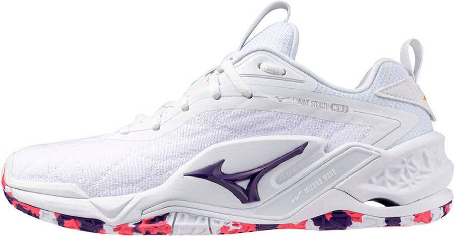 Mizuno Wave Stealth Neo 2 Indoor Sportschoenen Voor Dames Wit Man
