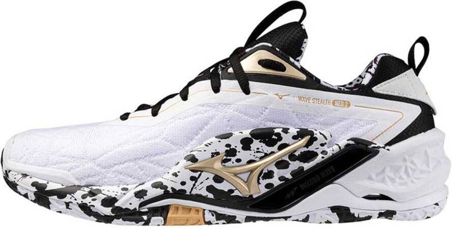 Mizuno Wave Stealth Neo 2 Kakizome Indoor Sportschoenen Wit 1 2
