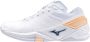 Mizuno WAVE STEALTH NEO Zaalschoenen Wit Dames - Thumbnail 1