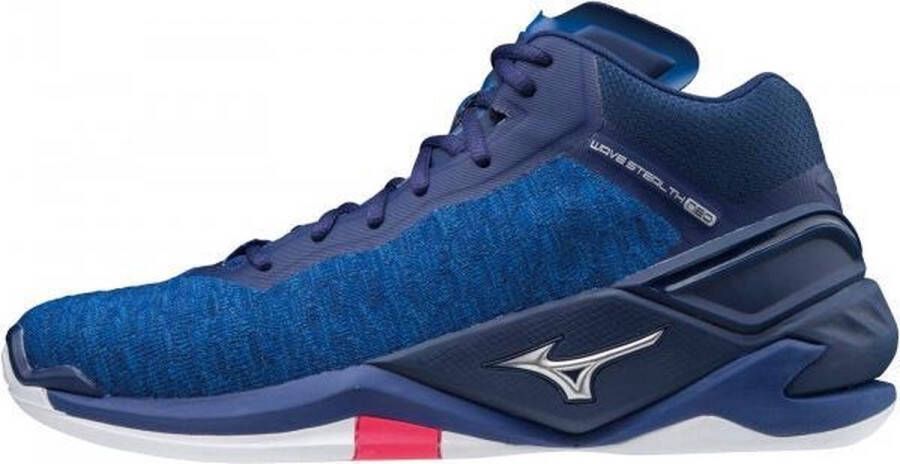 Mizuno Wave Stealth Neo Mid Blauw