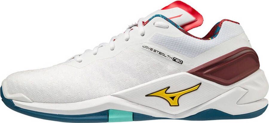 Mizuno Wave Stealth Neo Sportschoenen Volleybal Indoor wit blauw rood - Foto 2